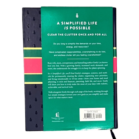 ❤️VALENTINE GIFT! ❤️ NWT Hardback “A Simplified Life” by Emily Ley 📘 - Picture 7 of 8